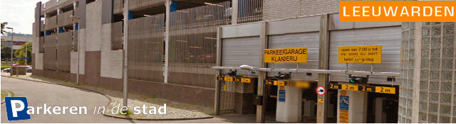 parkeergarage de klanderij leeuwarden